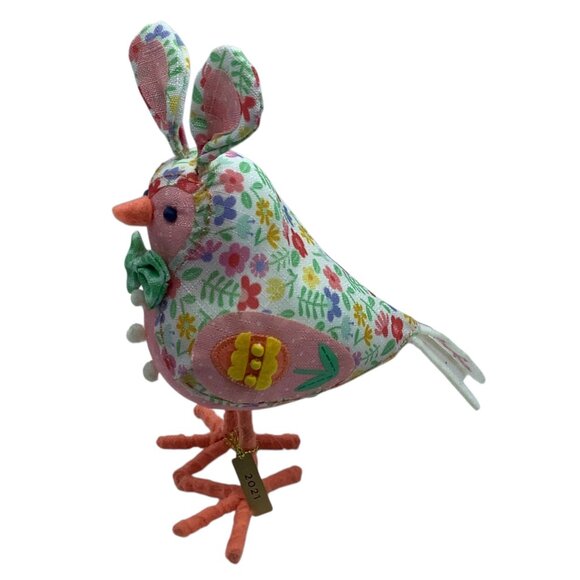Target Spritz 2021 EASTER Featherly Friends PATCHES Fabric Bird Floral 7" - Picture 2 of 8